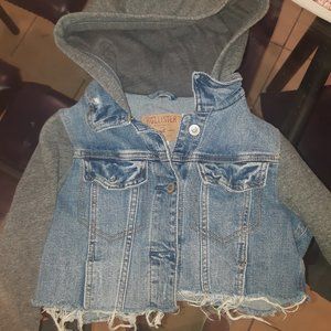 Half jean jacket